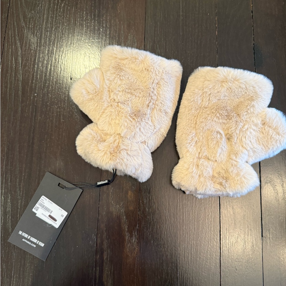 Appris fingerless gloves - Latte, new with tags - Picture 3 of 3